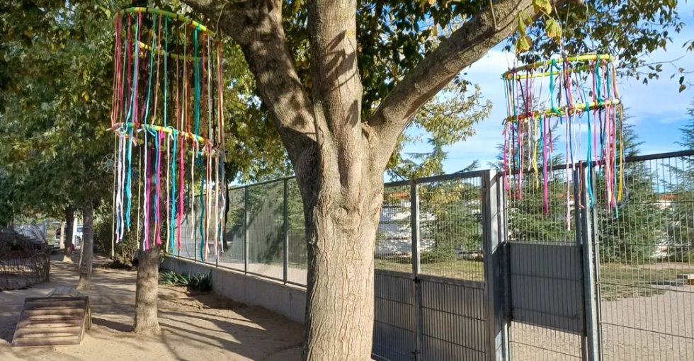 decoracio arbres escola camins